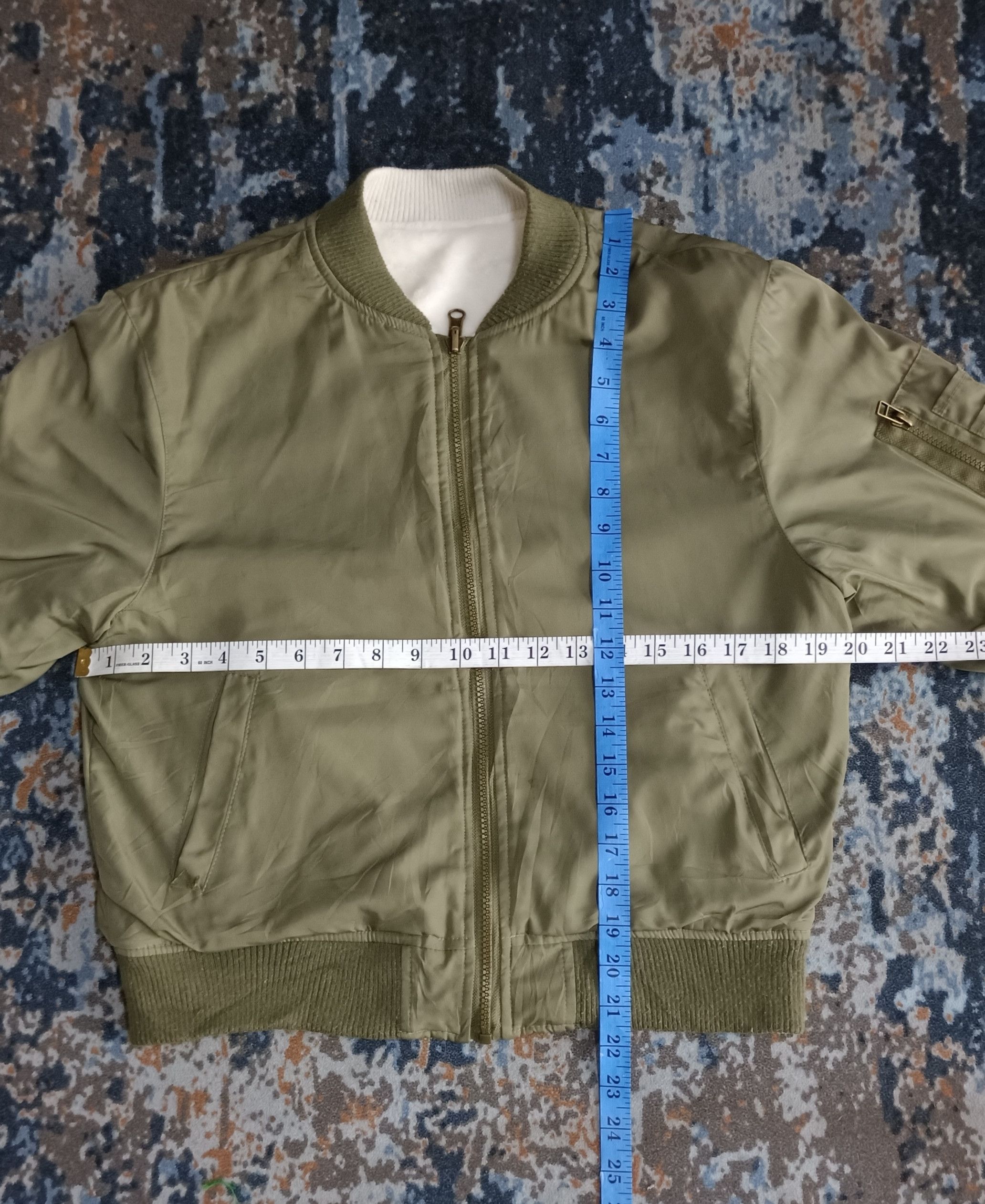 Japanese Brand Reversible🔥 Silver Sue Al Bomber Jacket Size M / US 6-8 / IT 42-44 - 13 Thumbnail