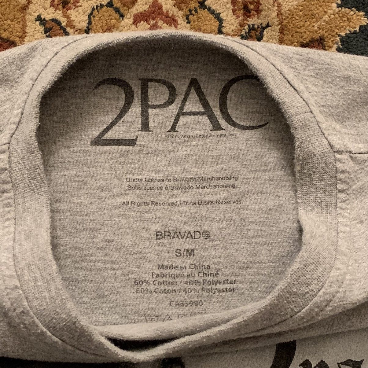 Rap Tees Vintage Y2K 2Pac Greyscale Photo Rap T-Shirt Streetwear Size US S / EU 44-46 / 1 - 4 Thumbnail