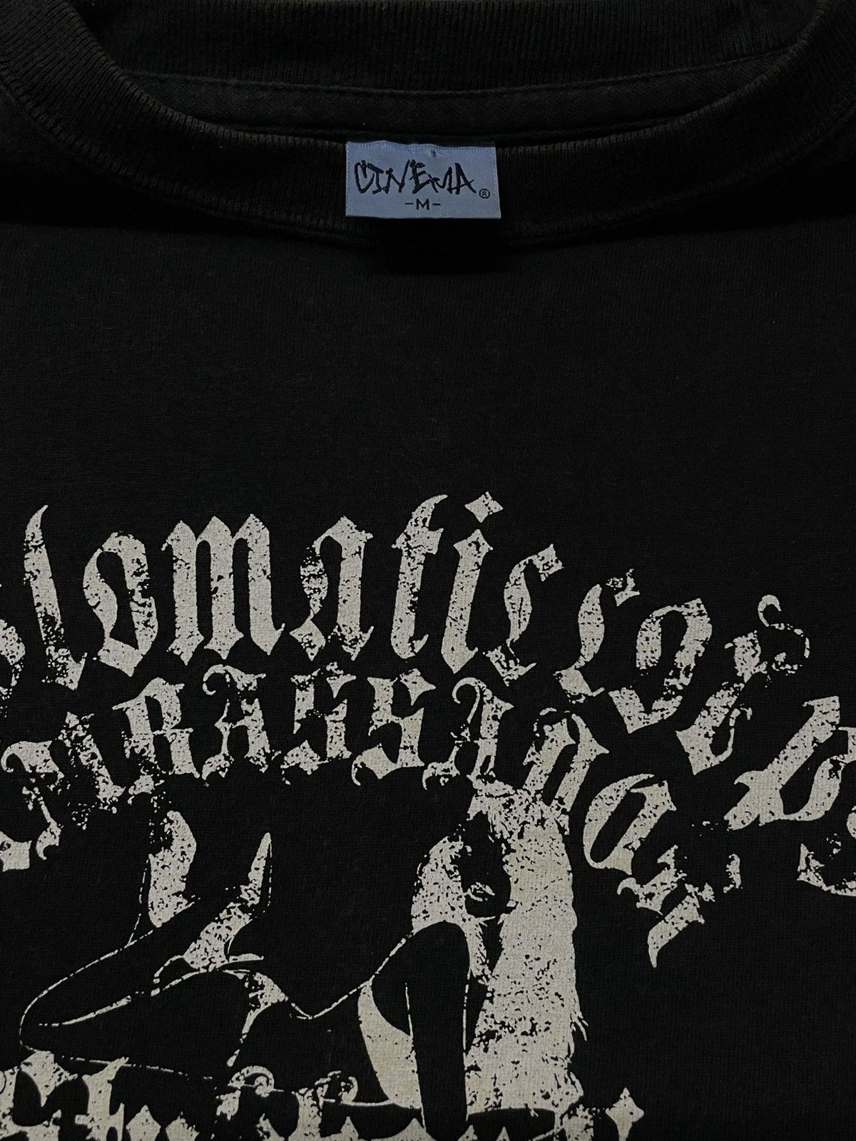 Designer × Japanese Brand × Vintage Vintage 1990s Japan Designer Cinema Dismantle Girl Faded Tee Size US S / EU 44-46 / 1 - 6 Thumbnail