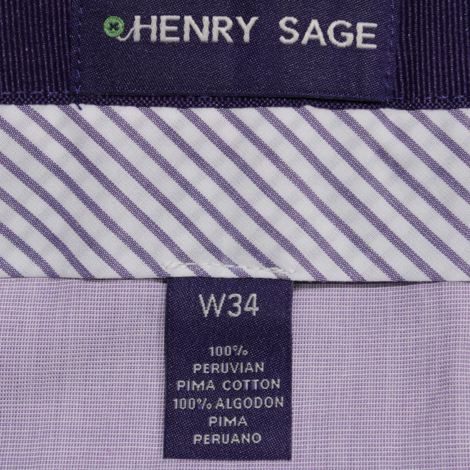Other Henry Sage New with tags Chino Size 34 US In Blue Size US 34 / EU 50 - 5 Thumbnail