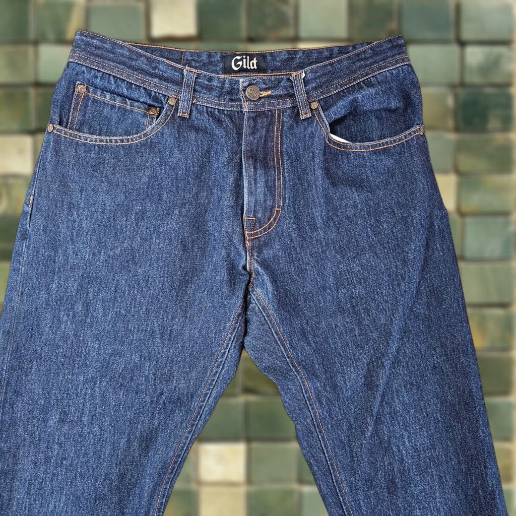 Gilded Age Gilded Age Co. Jeans Mens Size 32x31 Classic Denim 5 Pocket Cotton Blue Medium Jeans Mens Regular 32in Inseam Vintage No Size US 32 / EU 48 - 1 Thumbnail