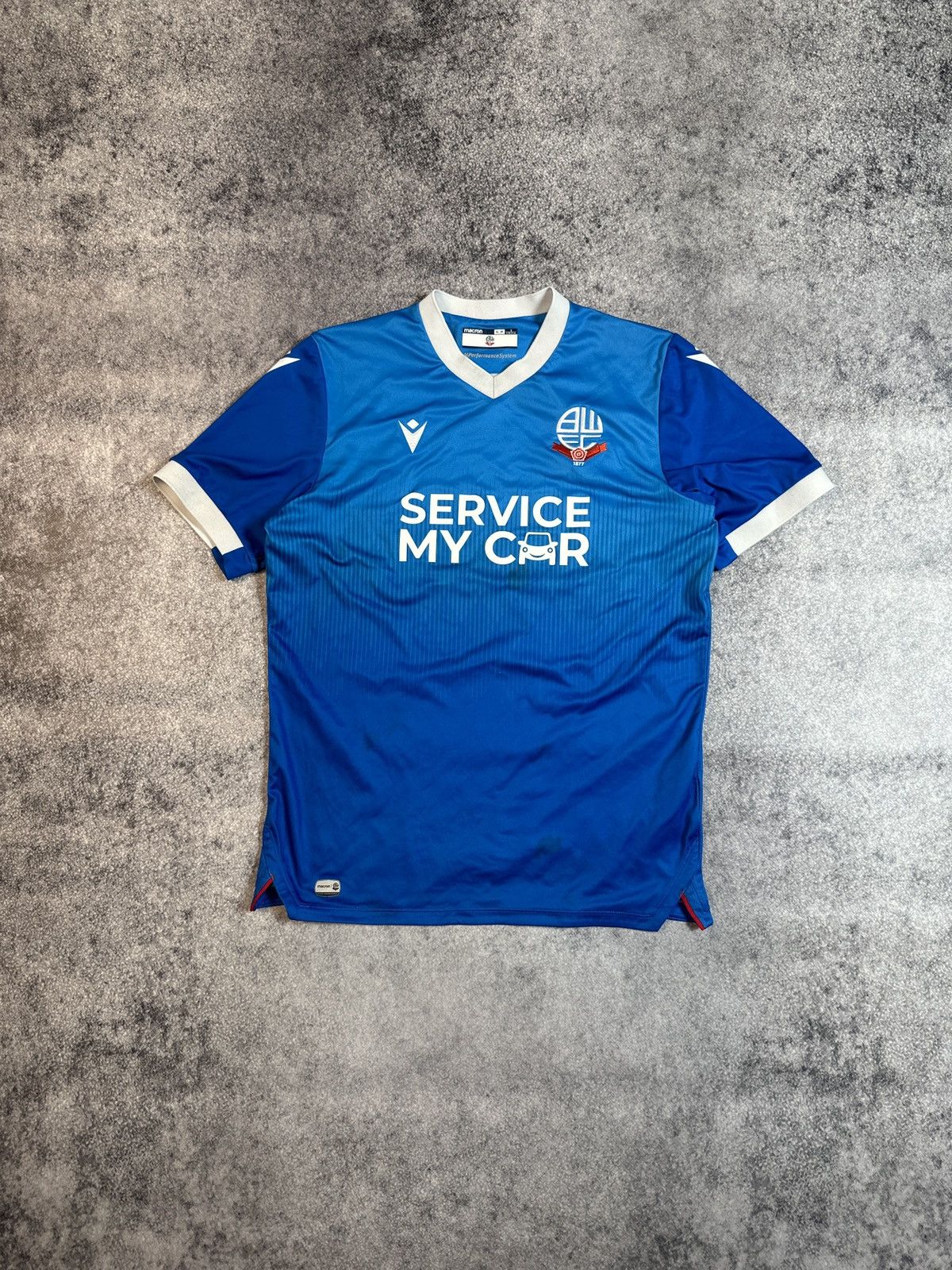 Macron Macron Bolton Town Soccer Jersey rare Streetwear USA S Rare Size US S / EU 44-46 / 1 - 1 Thumbnail