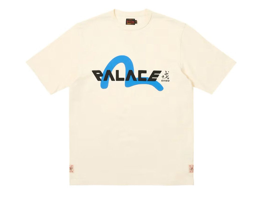 Palace x Evisu Logo Short Sleeve Tee Shirt White Size US L / EU 52-54 / 3 - 1 Preview