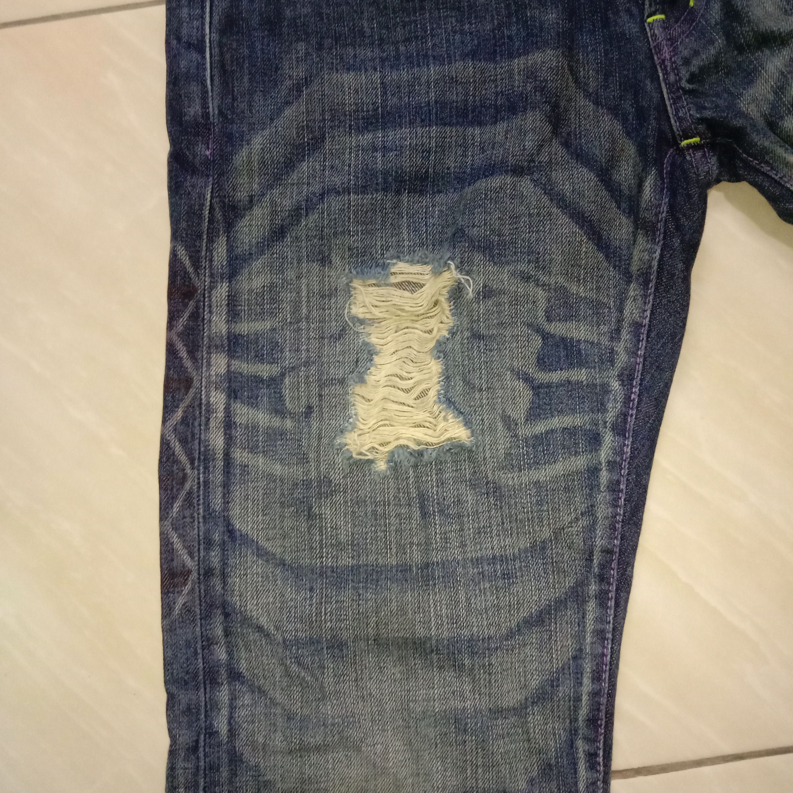 Anime × Cartoon Network × Japanese Brand Jeans Neon Genesis Evangelion Cospa Anime Manga Rare Vintage Size US 30 / EU 46 - 6 Thumbnail