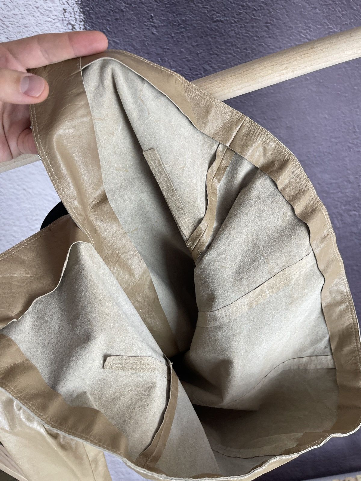 Iceberg Iceberg vintage beige made in Italy leather jacket Size M / US 6-8 / IT 42-44 - 12 Thumbnail
