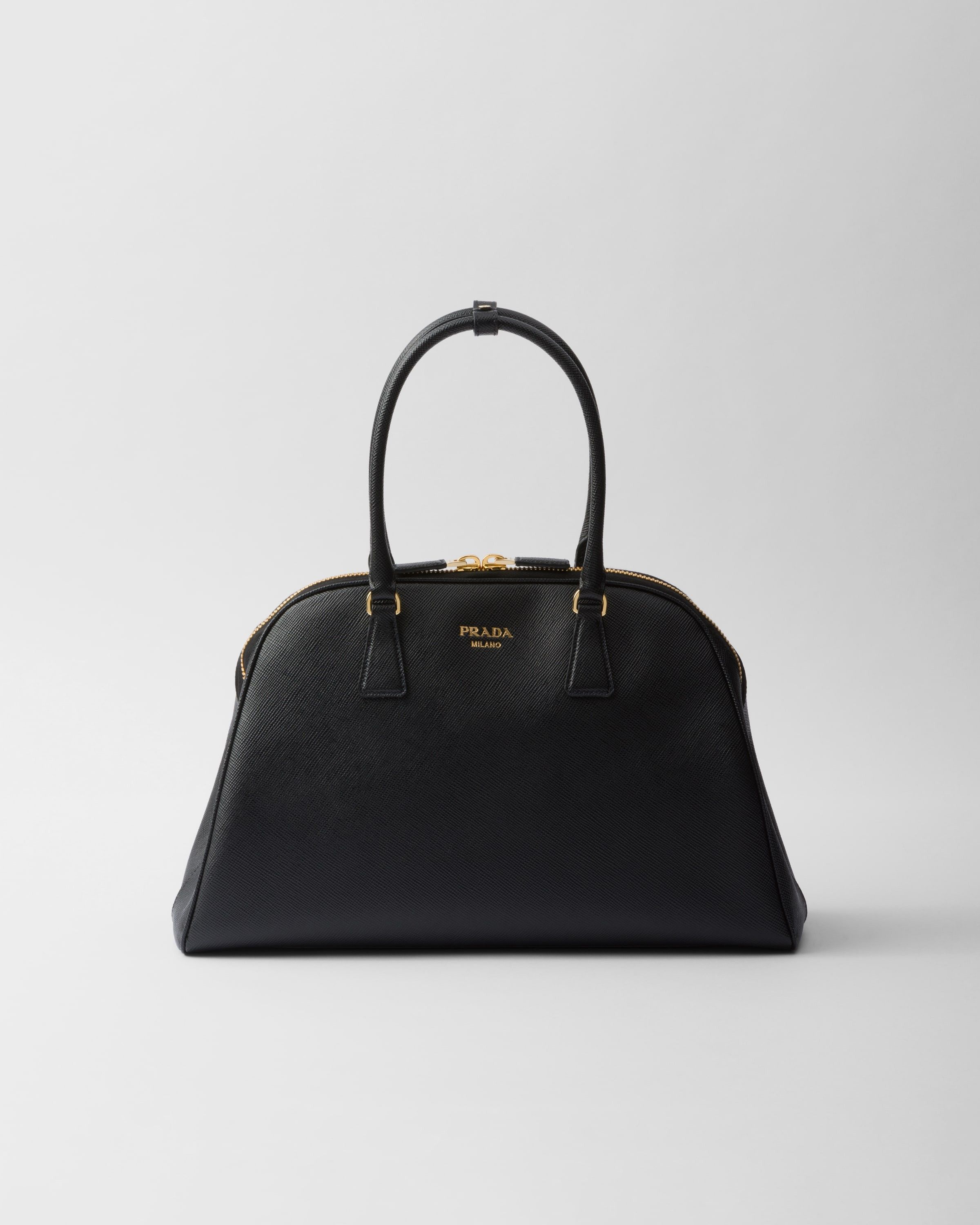 Prada o1la1rc1a0925 Size: OS / Large Saffiano Leather Bag in Black Size ONE SIZE - 1 Thumbnail