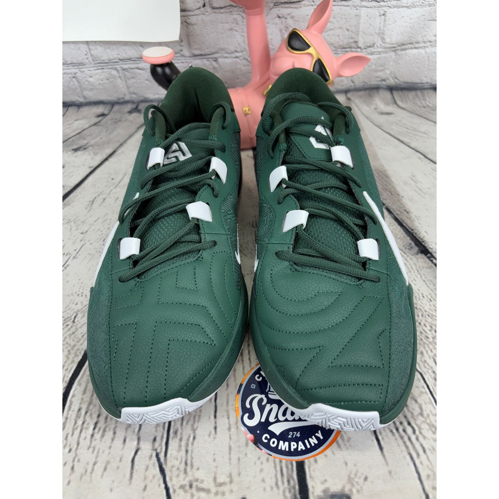 Nike Nike Giannis Zoom Freak 5 TB Basketball Shoes Mens 13 Green Size US 13 / EU 46 - 2 Thumbnail