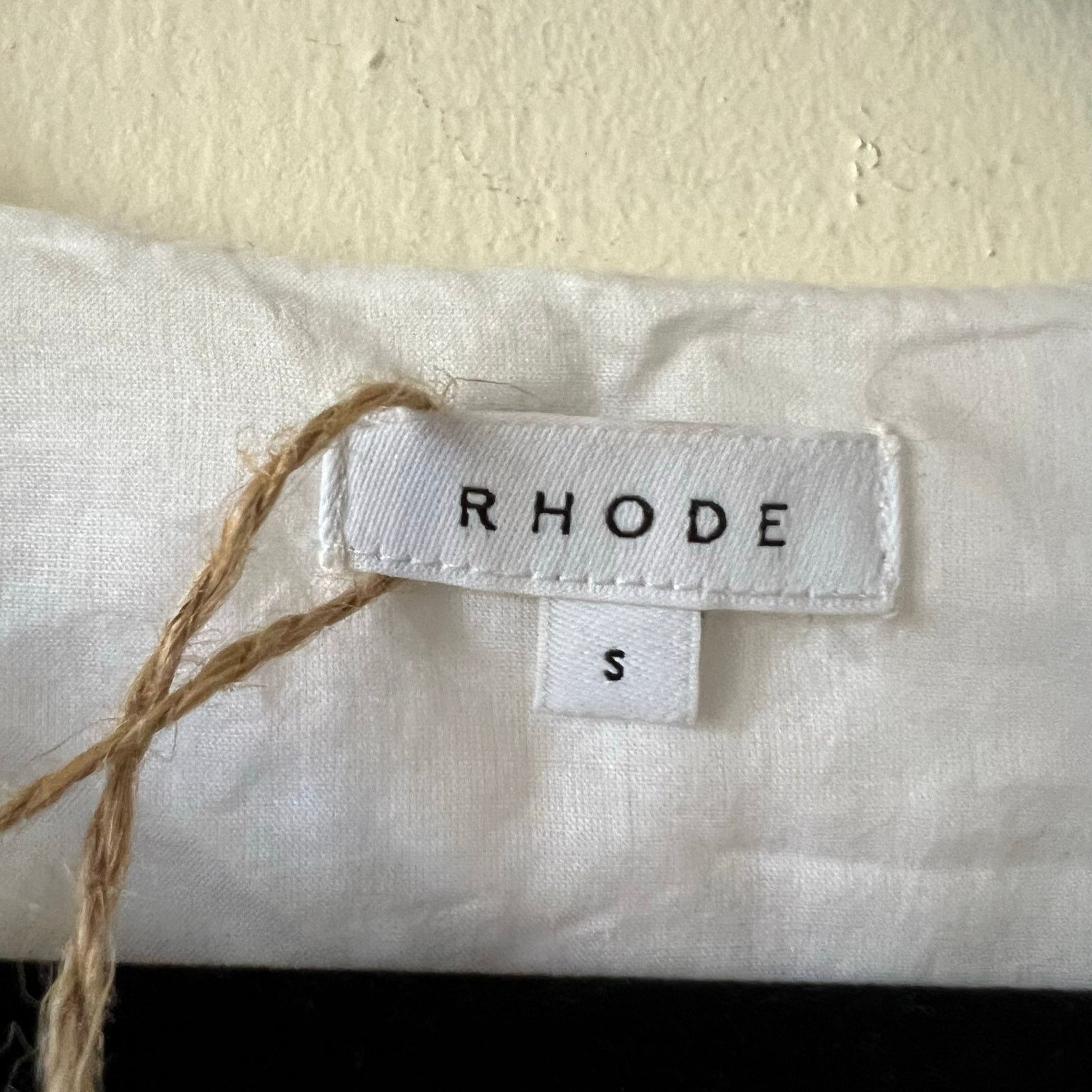 RHODE Rhode Resort maxi white dress size S lips print C10 Size ONE SIZE - 4 Thumbnail