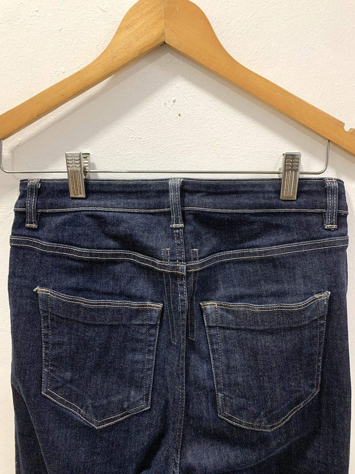 Rick Owens Drkshdw RICK OWENS DRKSHDW TORRENCE UNWASHED BLUE SKINNY/SLIM DENIM Size US 30 / EU 46 - 10 Thumbnail