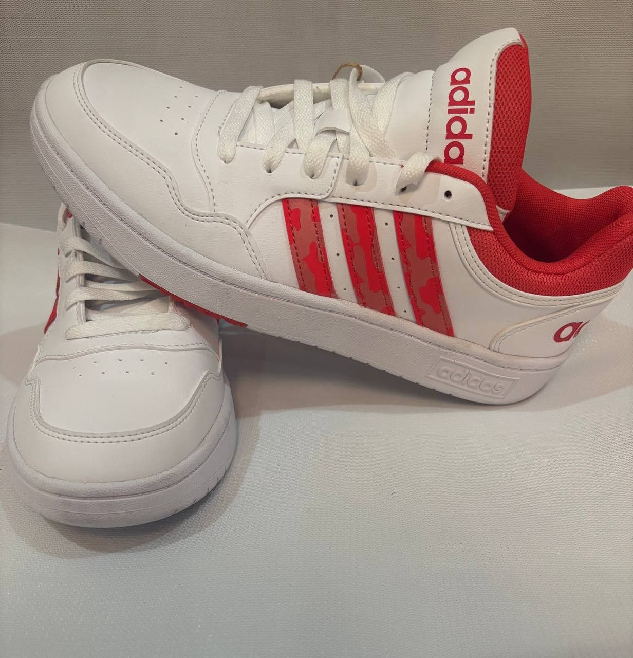 Adidas Adidas Hoops 3.0 White / orange sneakers. Size US-8,5, UK-7 Size US 8.5 / IT 38.5 - 1 Thumbnail