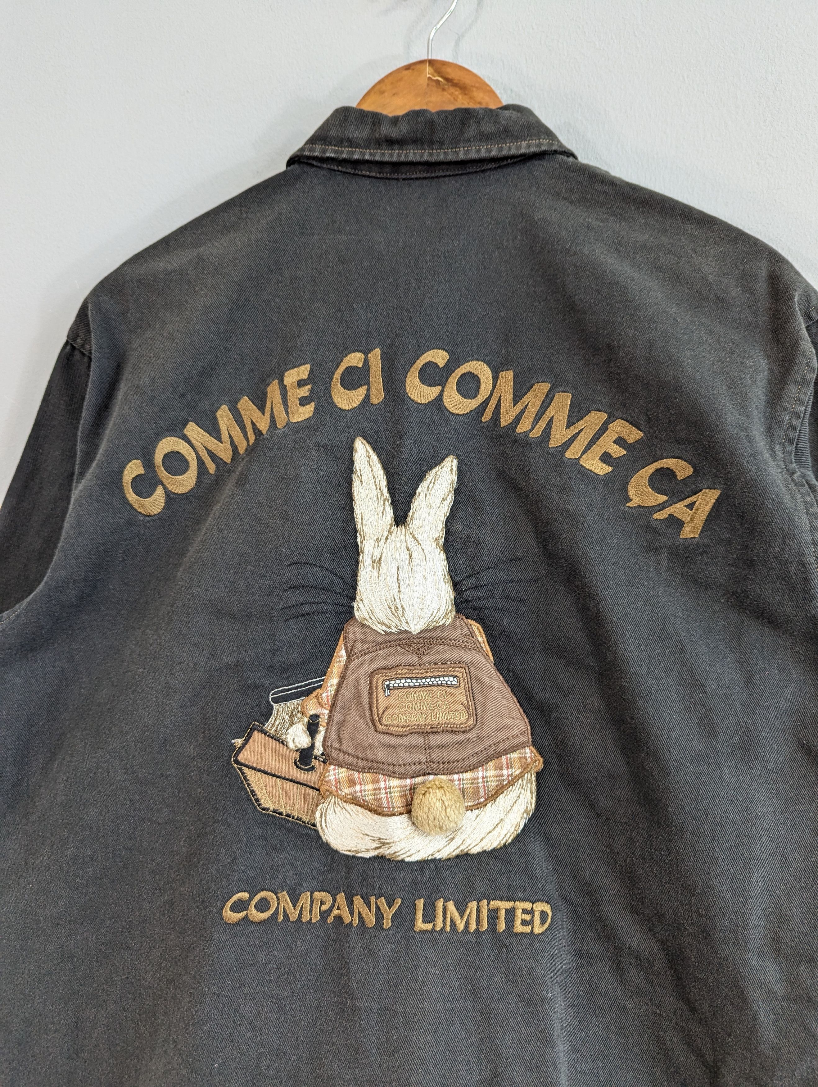 Japanese Brand Vintage Comme Ci Comme Ca Button Ups Distressed Jacket Size US L / EU 52-54 / 3 - 2 Thumbnail