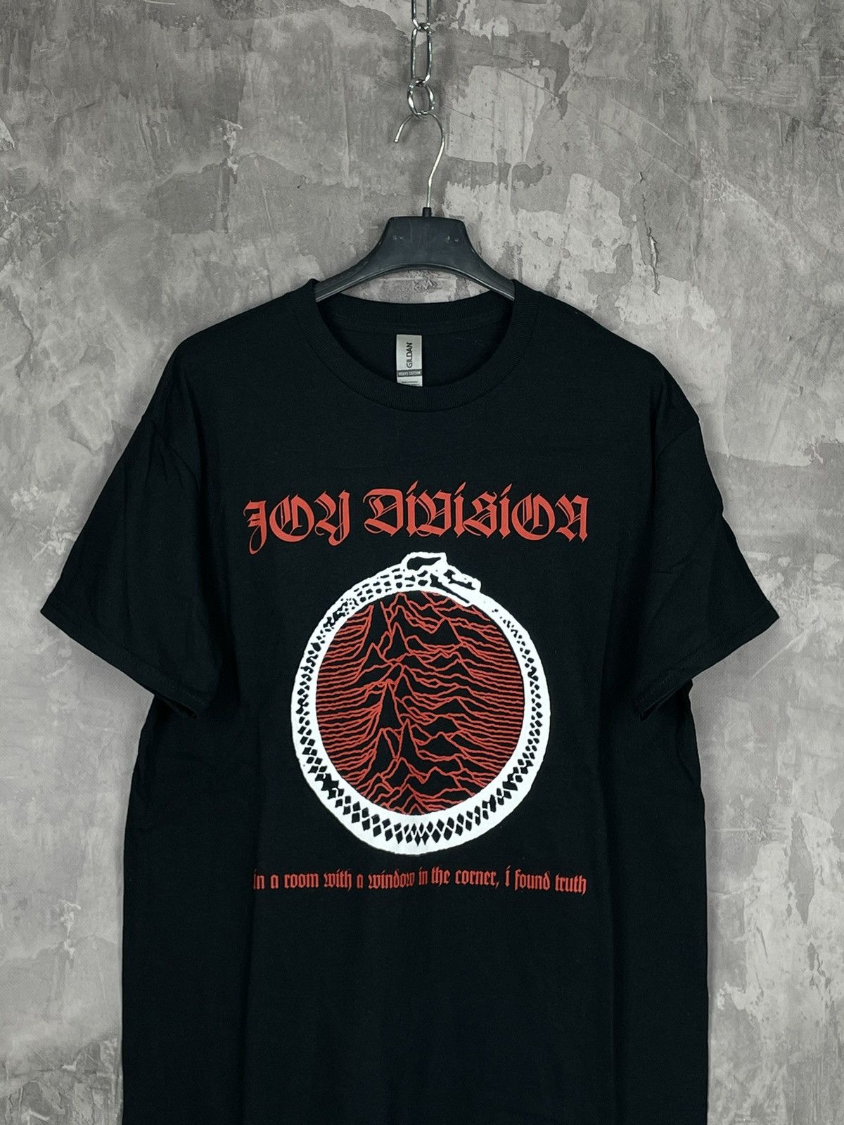 Band Tees × Gildan × Joy Division Vintage Joy Division Punk Graphic Retro T-shirt Y2K Size US M / EU 48-50 / 2 - 2 Thumbnail