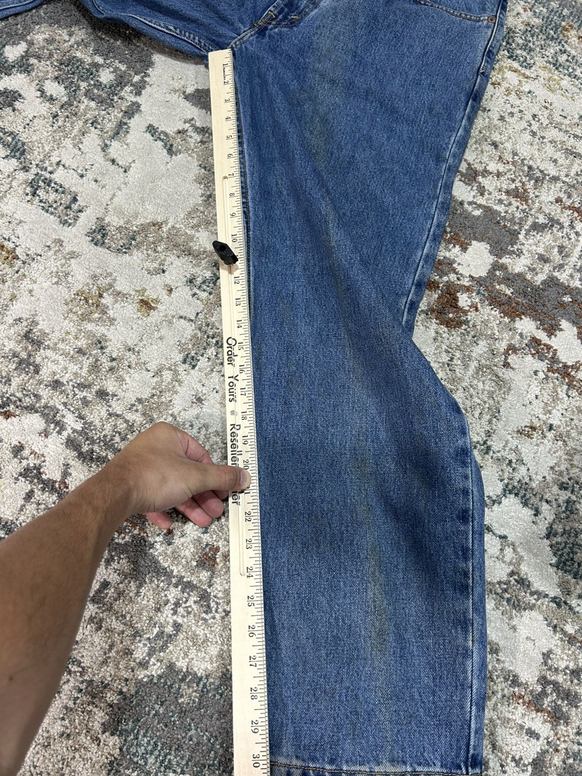 Levi's Vintage Y2k Levi’s 550 Relaxed Fit Denim Jeans Deadstock Size US 36 / EU 52 - 11 Thumbnail