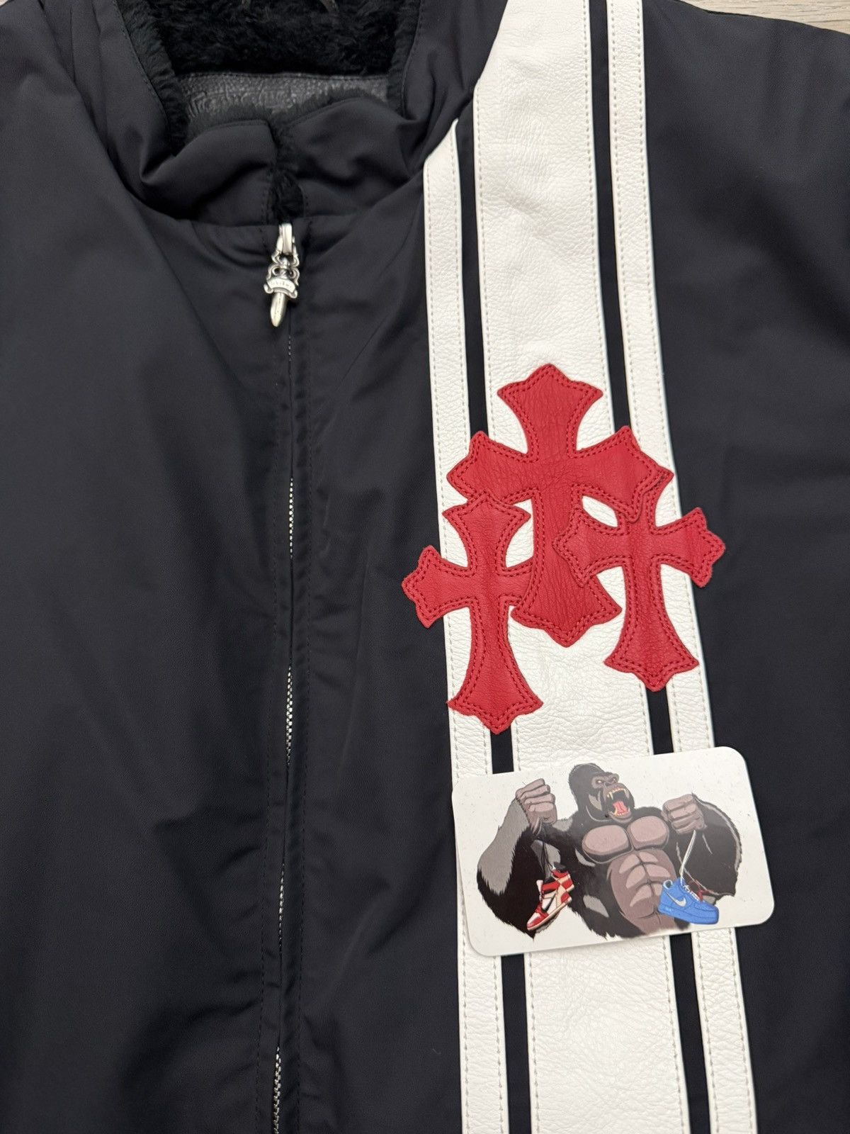 Chrome Hearts Chrome Hearts Cross Patch Cobra Racing Nylon Jacket Black Size US L / EU 52-54 / 3 - 4 Thumbnail