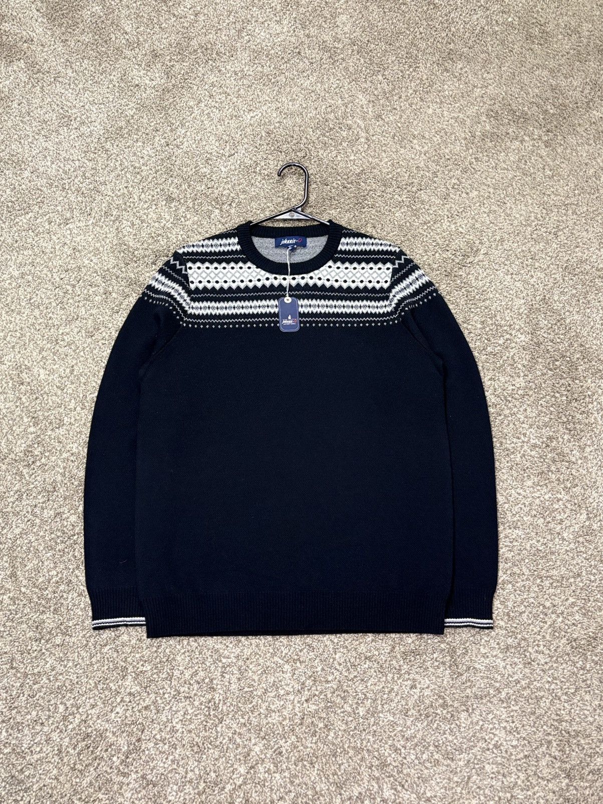 johnnie-O Johnnie-O Sweater Men’s Size Medium Wool Crewneck Navy Blue Size US M / EU 48-50 / 2 - 1 Thumbnail