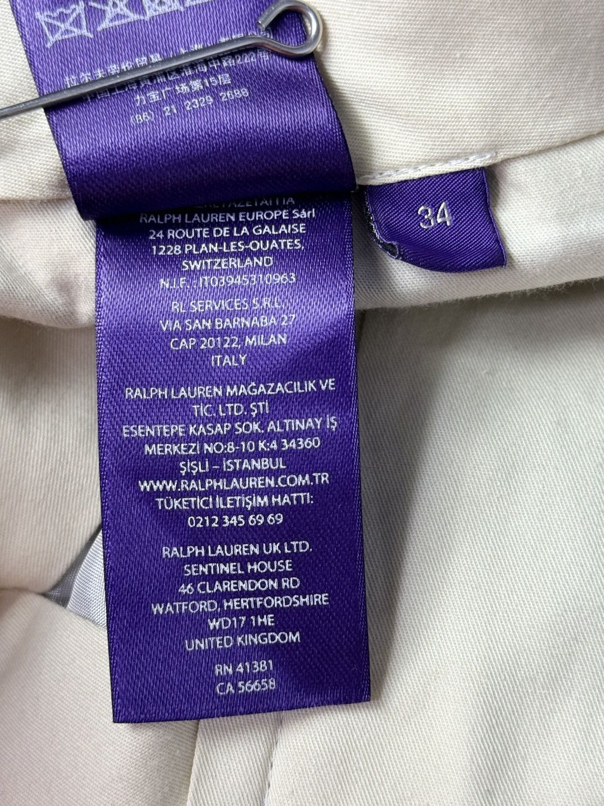 Ralph Lauren Purple Label Ralph Lauren Purple Label Gregory Wool Flannel Trouser Size US 34 / EU 50 - 15 Thumbnail