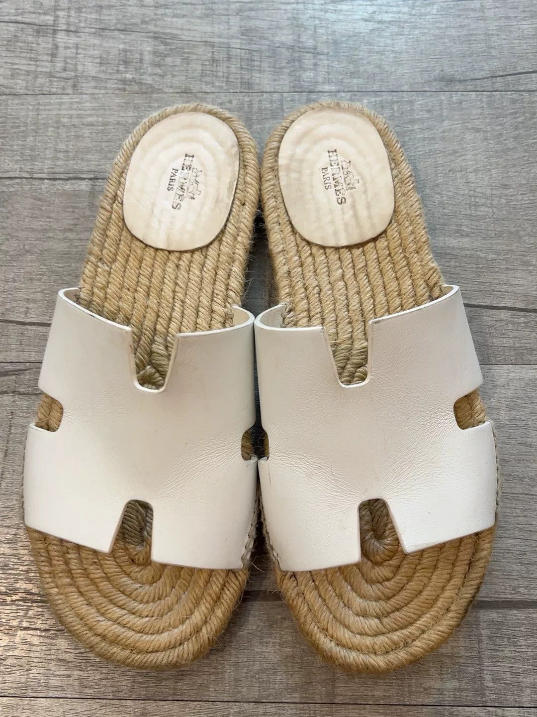 Hermes Hermes Men's Antigua Espadrille Sandal Size US 8 / EU 41 - 1 Thumbnail