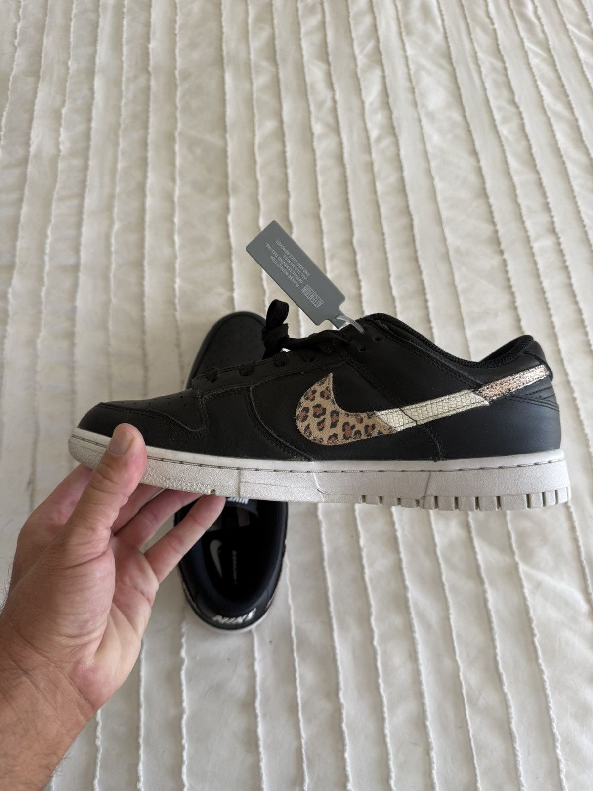 Nike W 11.5 / M 10 - nike dunk low SE animal instinct NWT Size US 11.5 / IT 41.5 - 6 Thumbnail