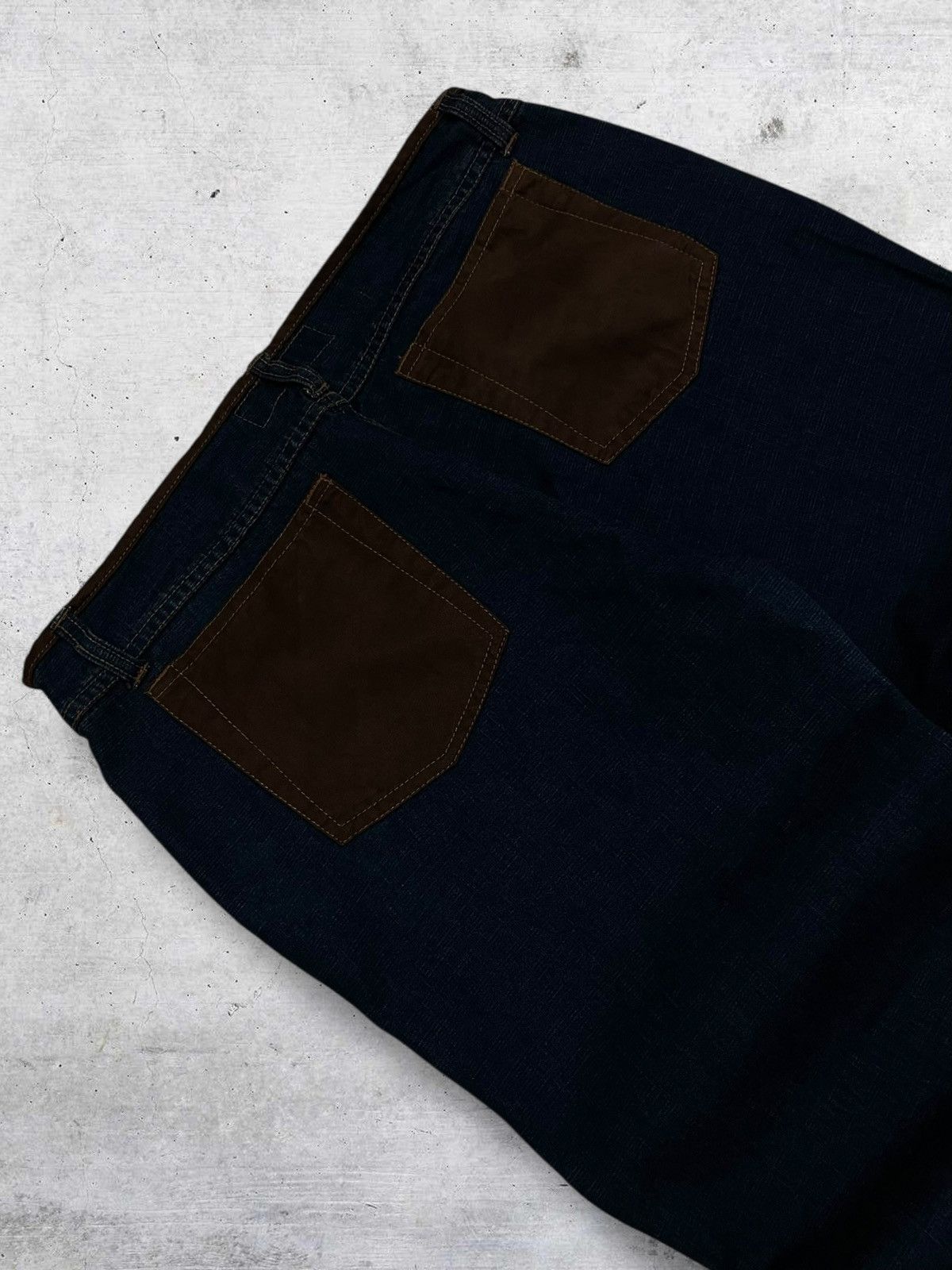 Tornado Mart VINTAGE ROUTE 66 RARE DESIGNER FLARED LACE UP COWBOY DENIM Size US 32 / EU 48 - 12 Thumbnail