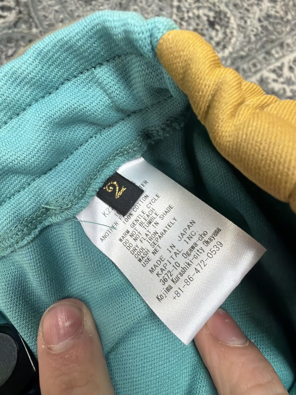 Kapital Kapital stantman track pants teal gold Size US 32 / EU 48 - 5 Thumbnail