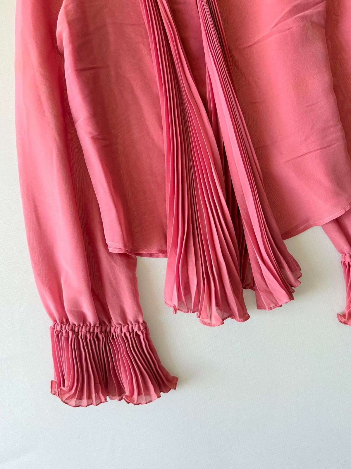 Gucci Gucci by Tom Ford SS2000 Pink Ruffled Long Sleeve Size XS / US 0-2 / IT 36-38 - 5 Thumbnail