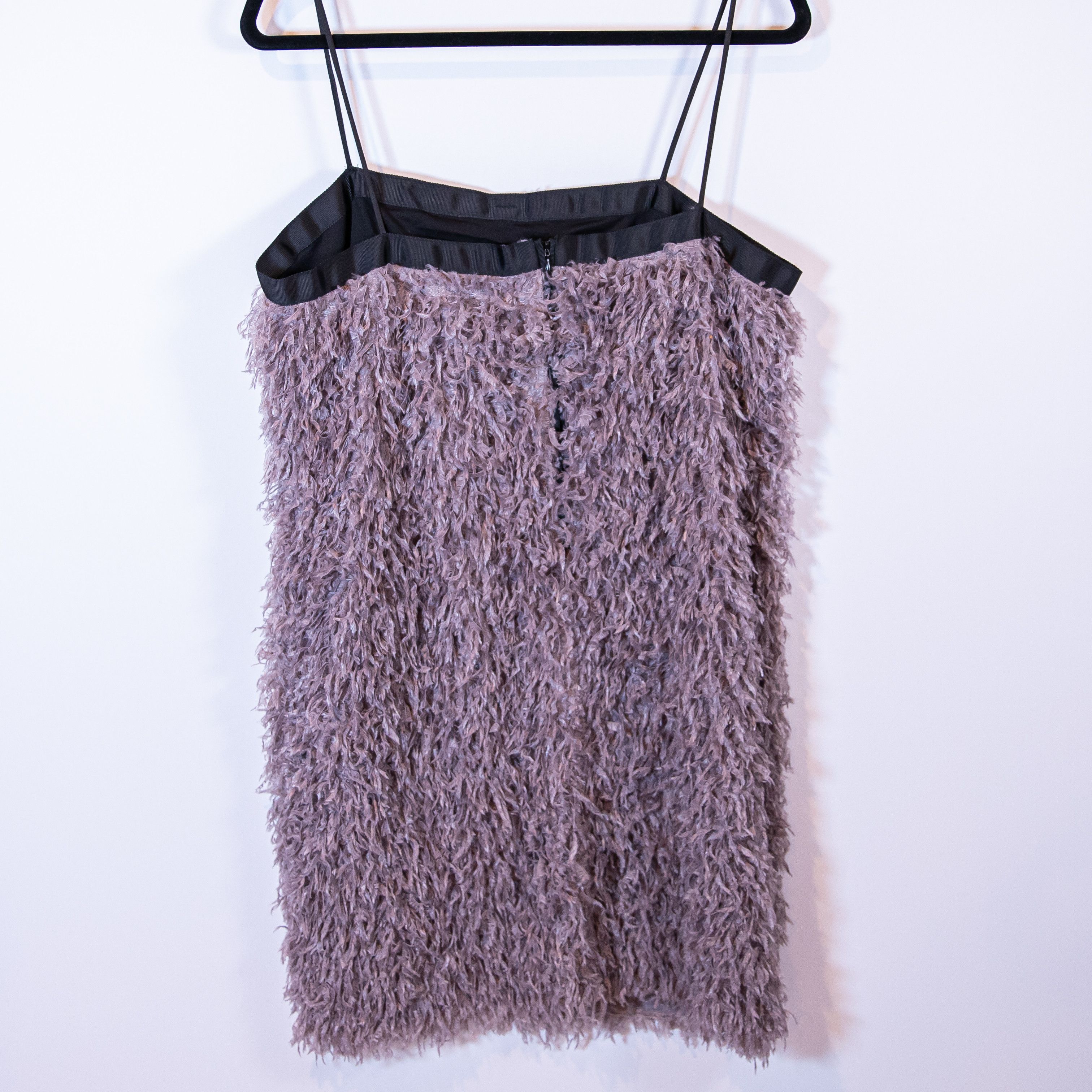Zara NEW Zara Fringe Shag Textured Satin Strap Tank Size XL / US 12-14 / IT 48-50 - 5 Thumbnail