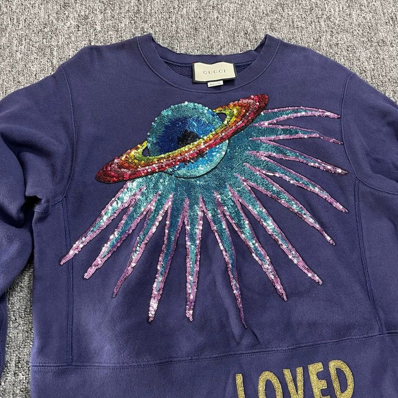 Gucci Gucci Pullover sequin short sweatshirt 2501-Nextarrow Size US S / EU 44-46 / 1 - 1 Thumbnail