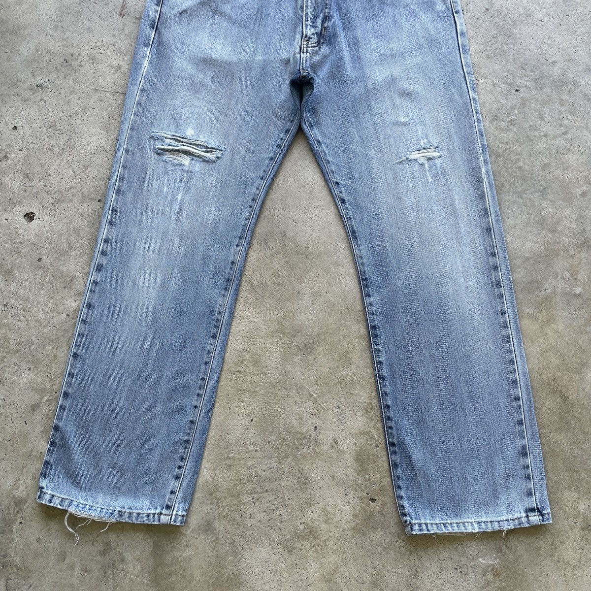 Edwin × Jean × Vintage Vintage Edwin 403 Faded Jeans Distressed Denim Pants W33 Size US 33 - 4 Thumbnail