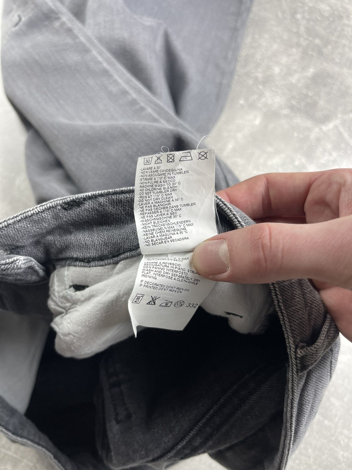 Maison Margiela MM6 Maison Martin Margiela Gray Slim Zip Ankle Jeans Size 28" / US 6 / IT 42 - 15 Thumbnail