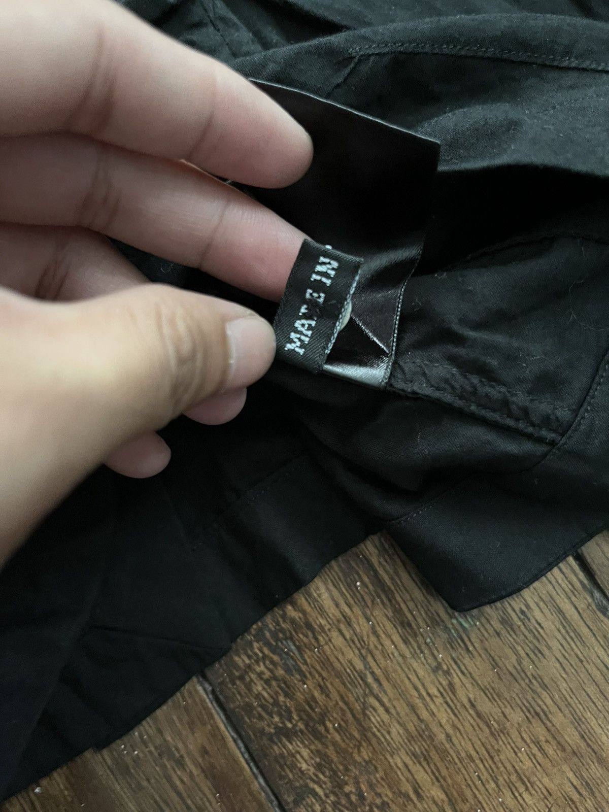 Ann Demeulemeester Ann Demeulemeestes Cropped Button Up Shirt Size XS / US 0-2 / IT 36-38 - 7 Thumbnail
