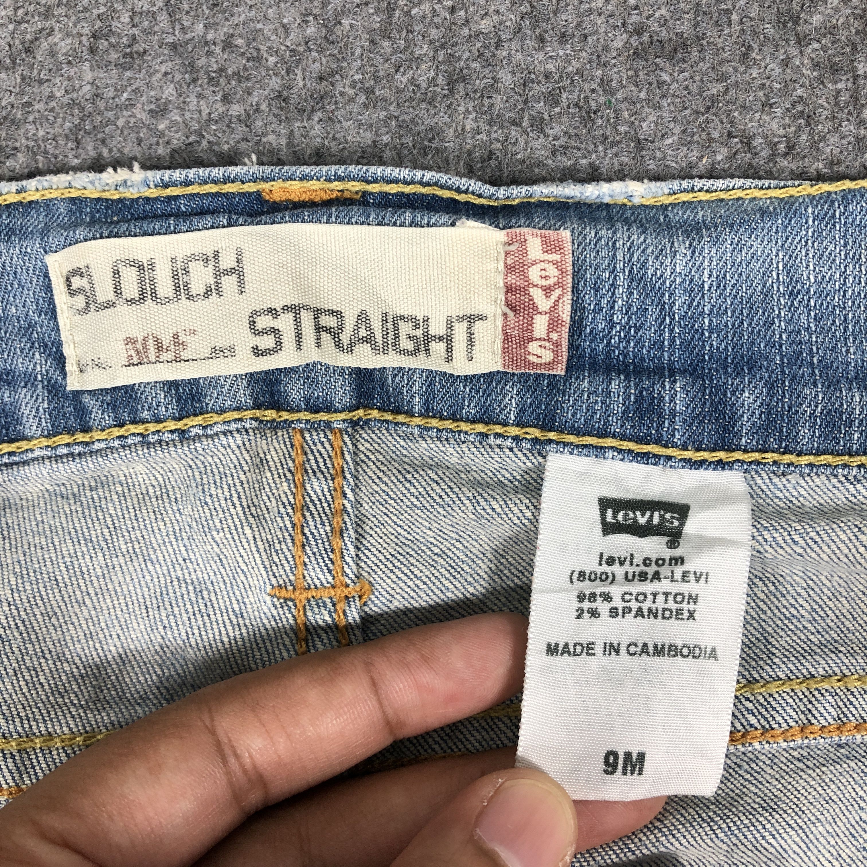 Levi's × Vintage Womens Vintage Levis 504 Jeans Slouch Straight L1104W Size 32" / US 10 / IT 46 - 11 Thumbnail