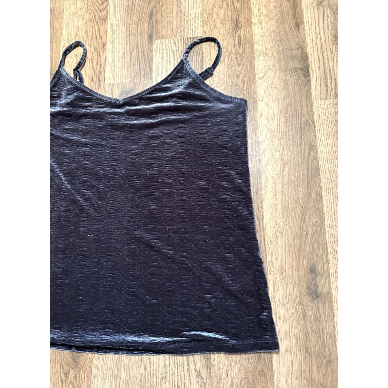 Vintage Maurices Tank Top Shirt Women Large Black V-Neck Sleeveless Size L / US 10 / IT 46 - 4 Thumbnail