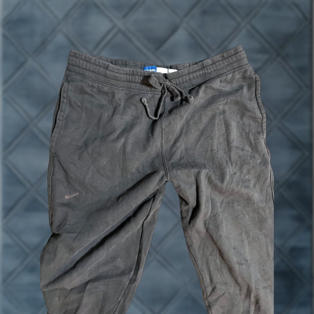 Old Navy Old Navy Mens Joggers Size L Gray Drawstring Sweatpants Casual Flaw Size US 33 - 1 Thumbnail