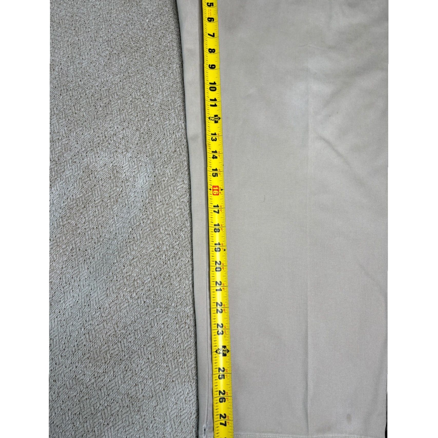 Polo Ralph Lauren Polo Ralph Lauren Classic Chino Pants Men Beige 40x30 Cotton Pleated Front Logo Button Relaxed Fit Casual Workwear Pants Size US L / EU 52-54 / 3 - 5 Thumbnail