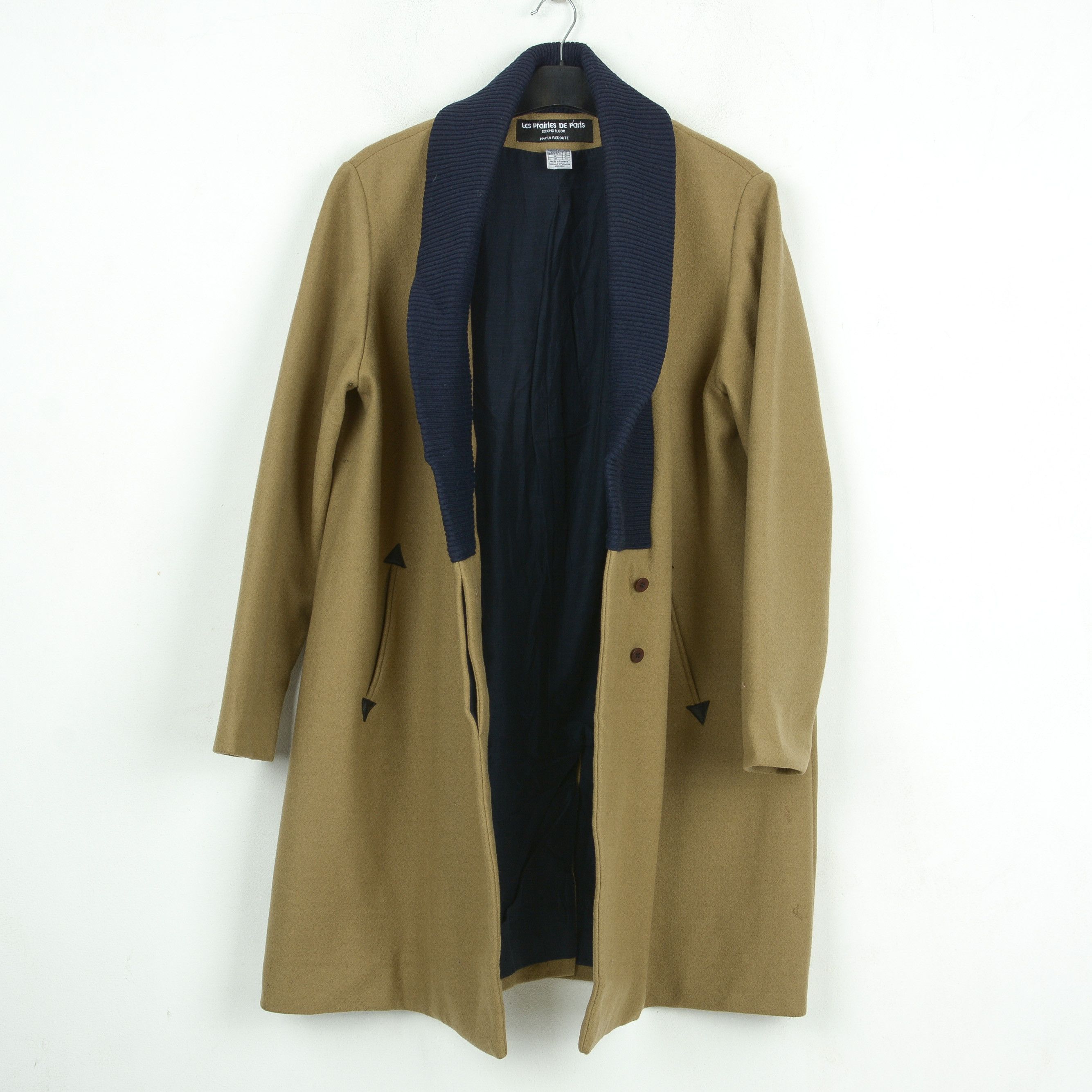 Other LA REDOUTE Les Prairies De Paris L Wool Coat Overcoat Size L / US 10 / IT 46 - 2 Thumbnail
