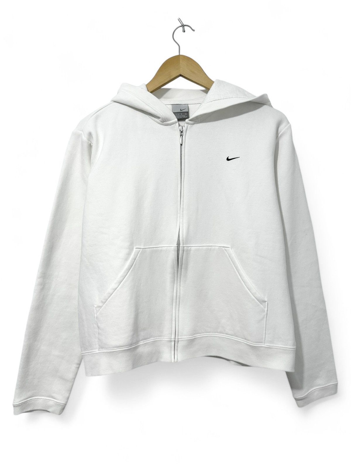 Nike × Vintage Vintage y2k Nike Full Zip Hoodie Size L / US 10 / IT 46 - 1 Thumbnail