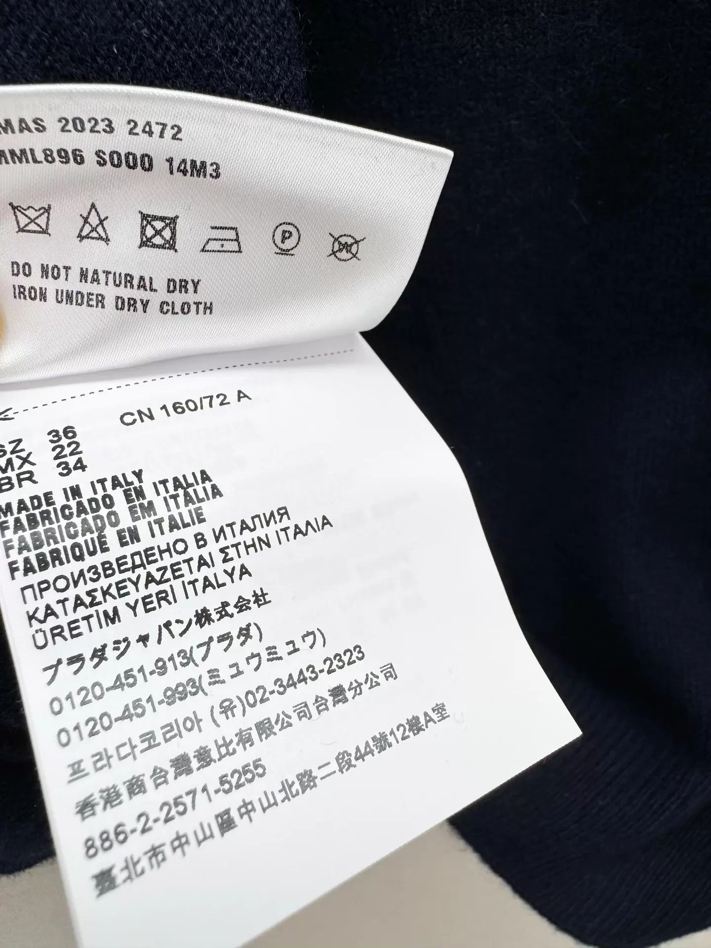 Miu Miu MIU MIU New with tags cashmere knit sweater Size 36 Size XS / US 0-2 / IT 36-38 - 6 Thumbnail