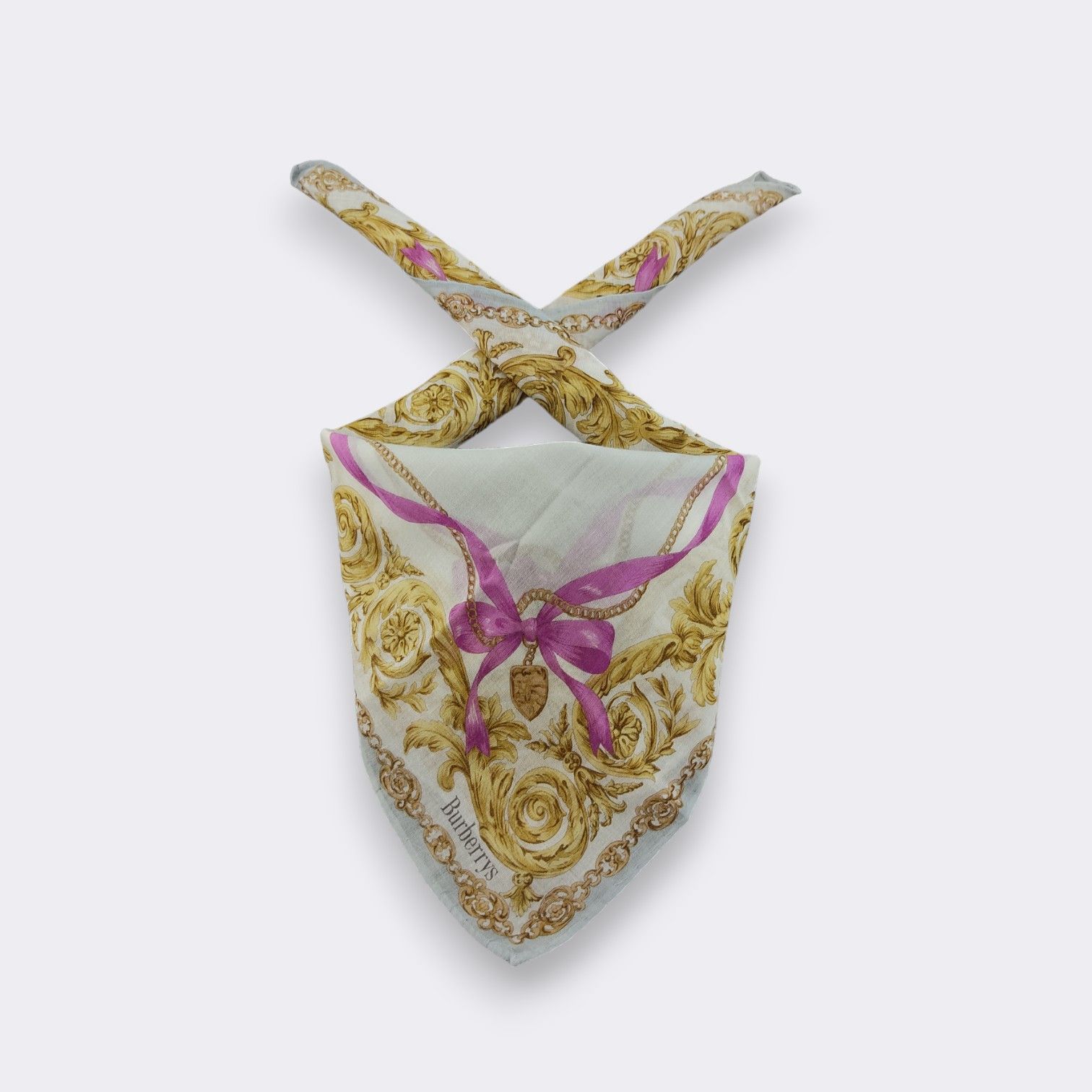 Burberry Vintage Burberry Handkerchief Neckerchief Bandana H303D Size ONE SIZE - 1 Thumbnail