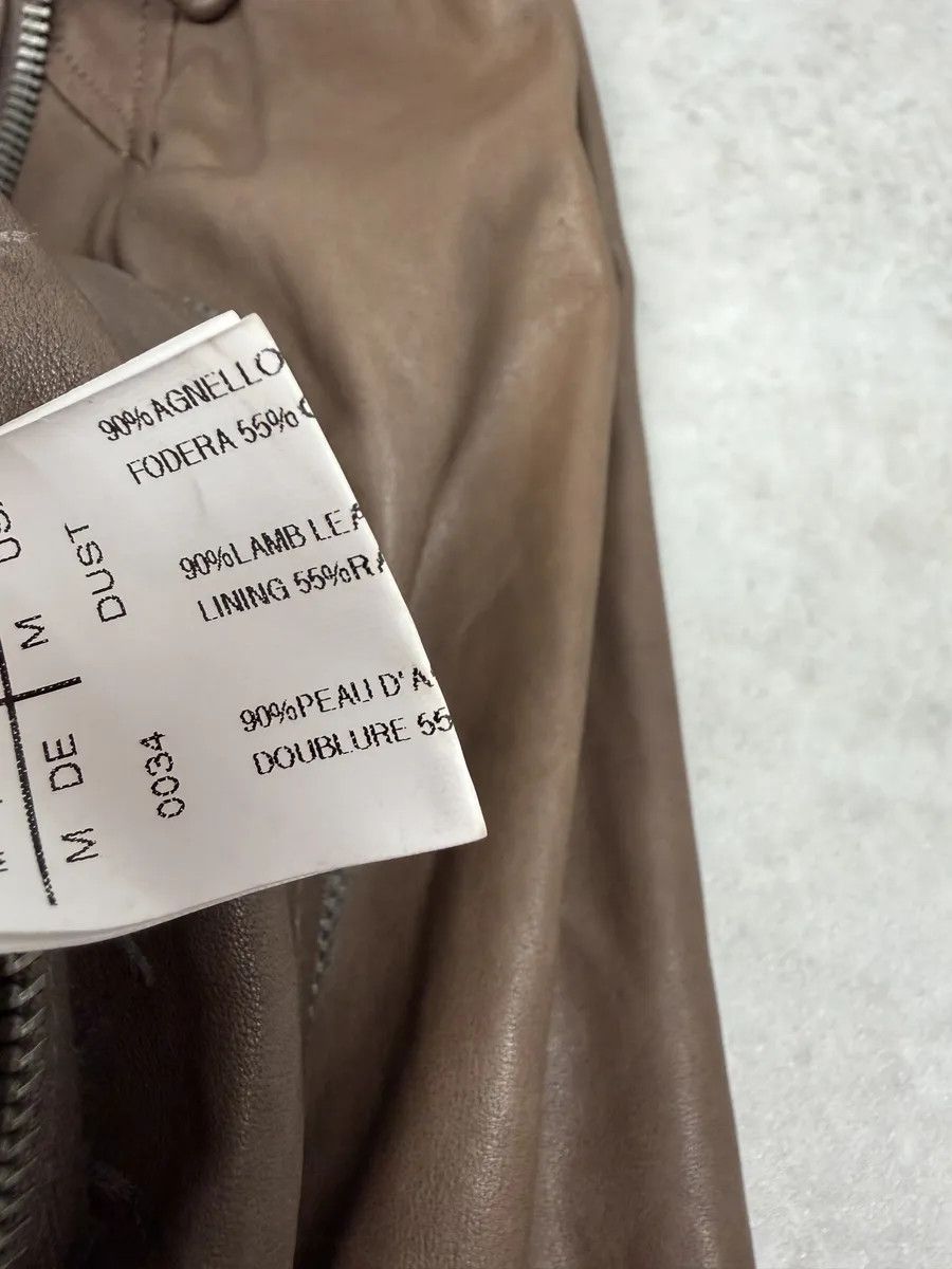 Rick Owens Rick Owens Camel Brown Avant-Garde Lamb Leather Jacket Size US S / EU 44-46 / 1 - 9 Thumbnail