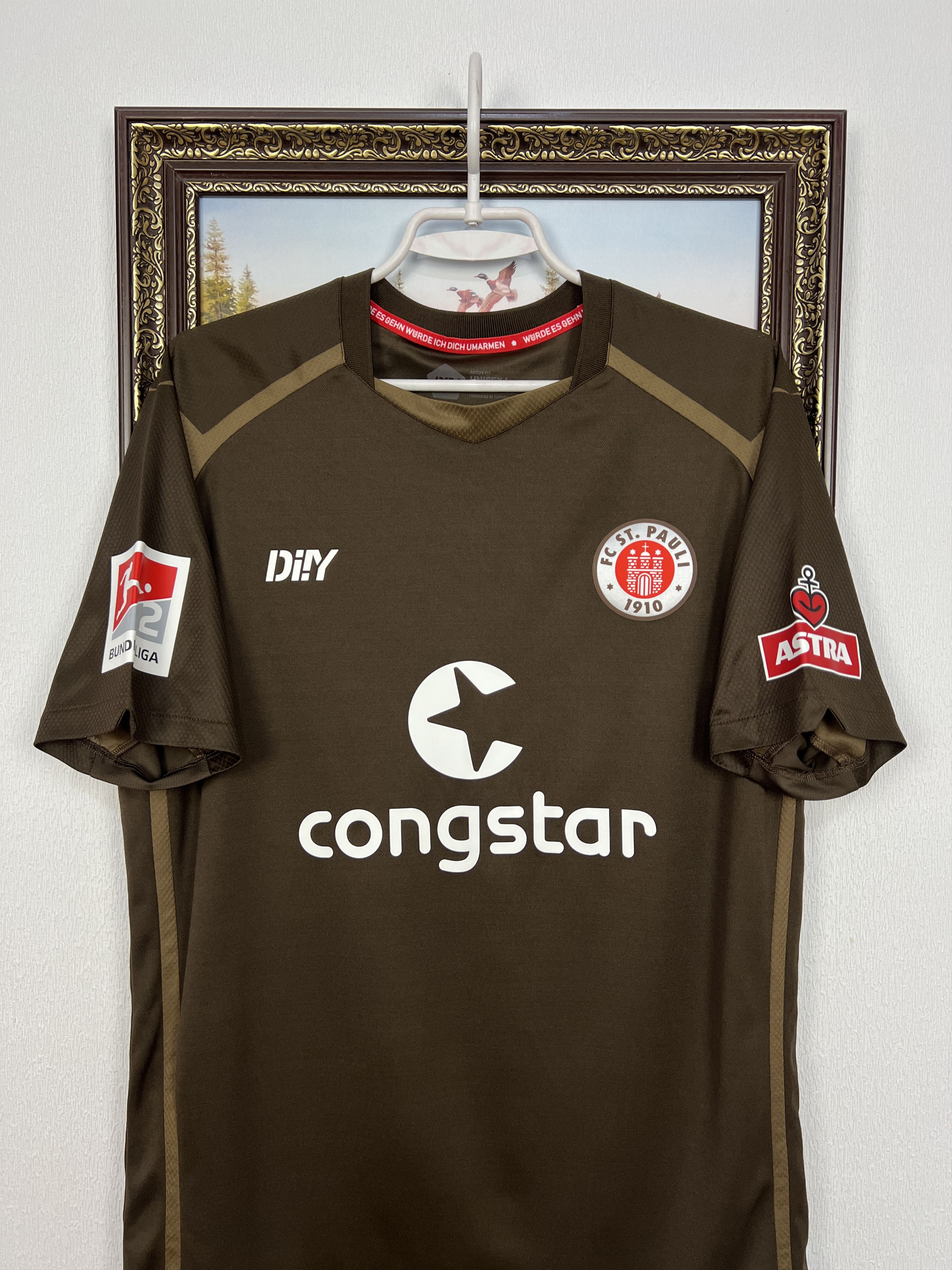 Vintage St Pauli football shirt Soccer #14 Amenyido Tee Hype Size US L / EU 52-54 / 3 - 4 Thumbnail