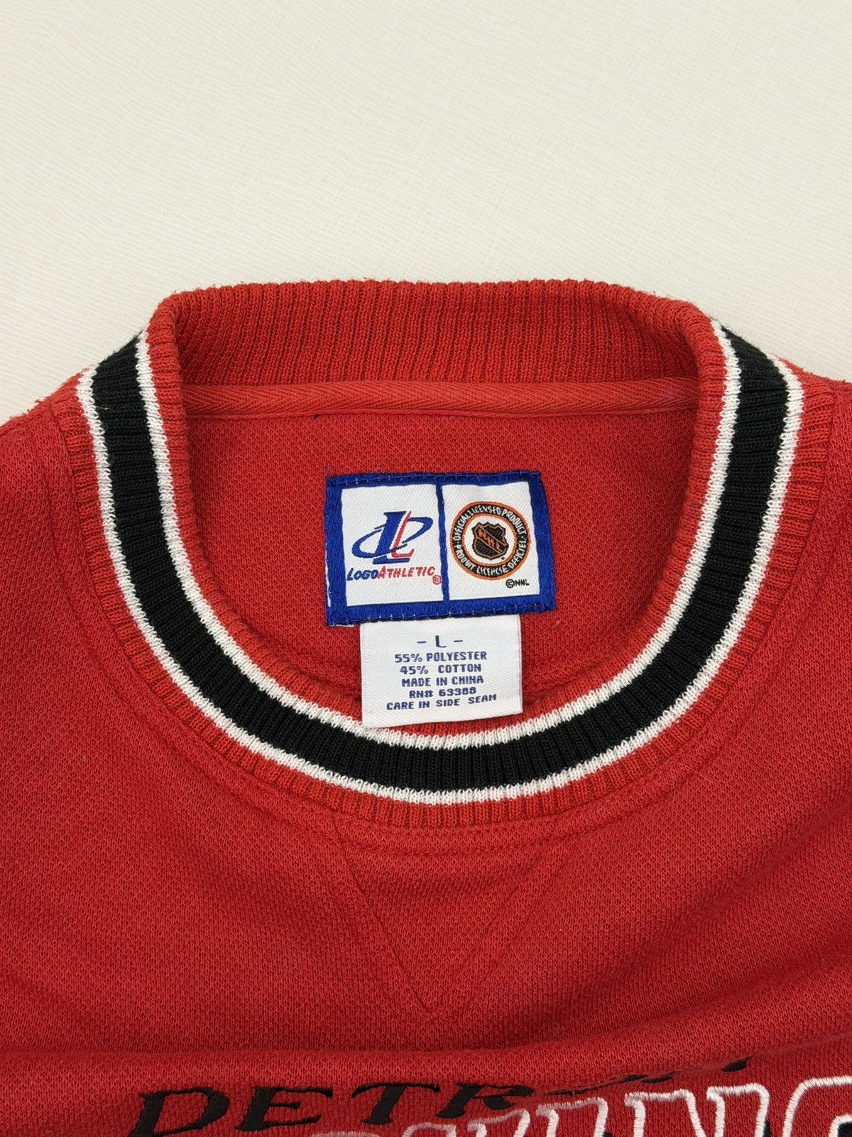 Logo Athletic 90s Detroit Red Wings Logo Athletic Heavyweight Crewneck L Size US L / EU 52-54 / 3 - 6 Thumbnail