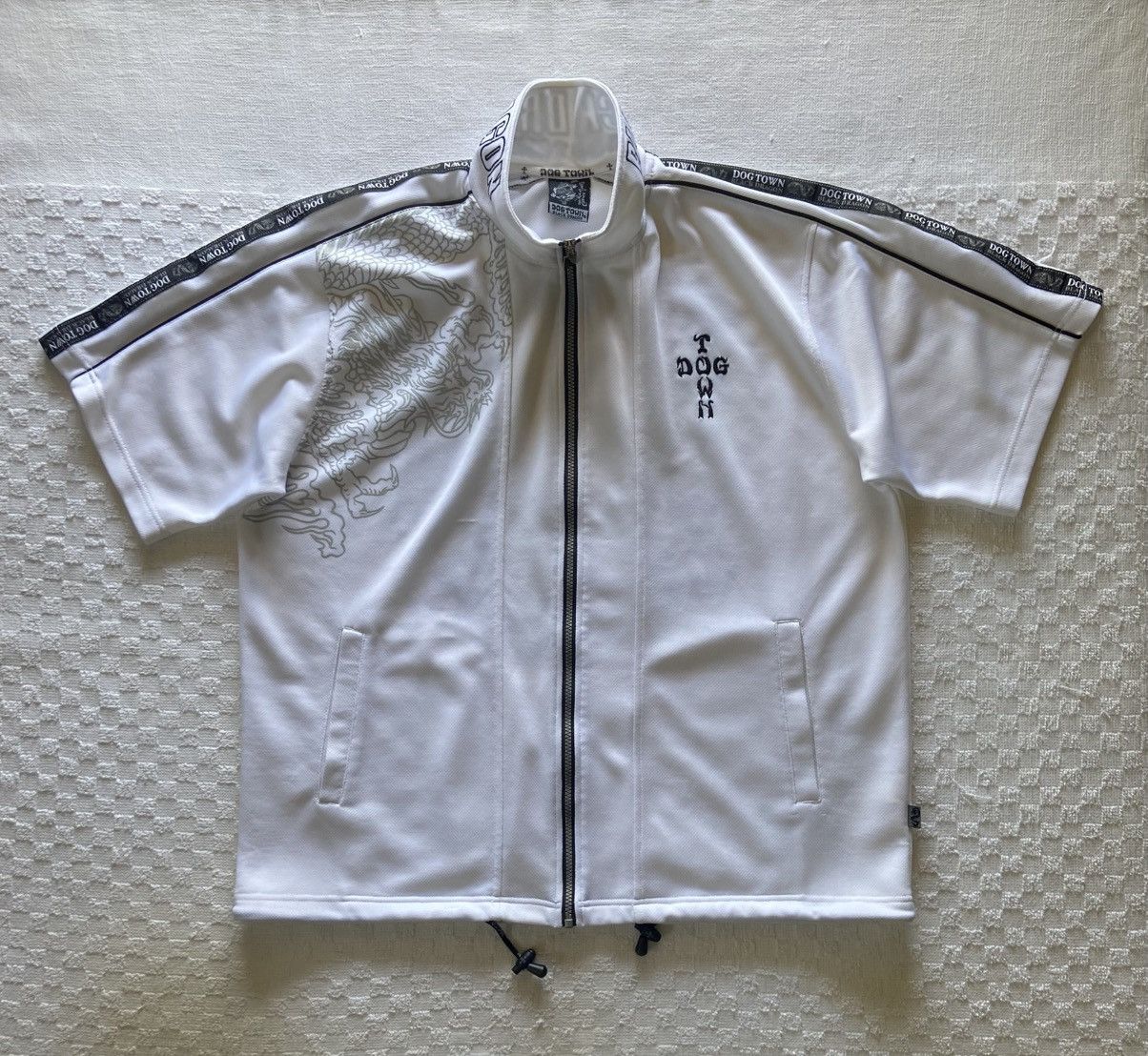 Dogtown Dog Town Black Dragon S/S Track Jacket With Backhit. Size US XL / EU 56 / 4 - 2 Thumbnail