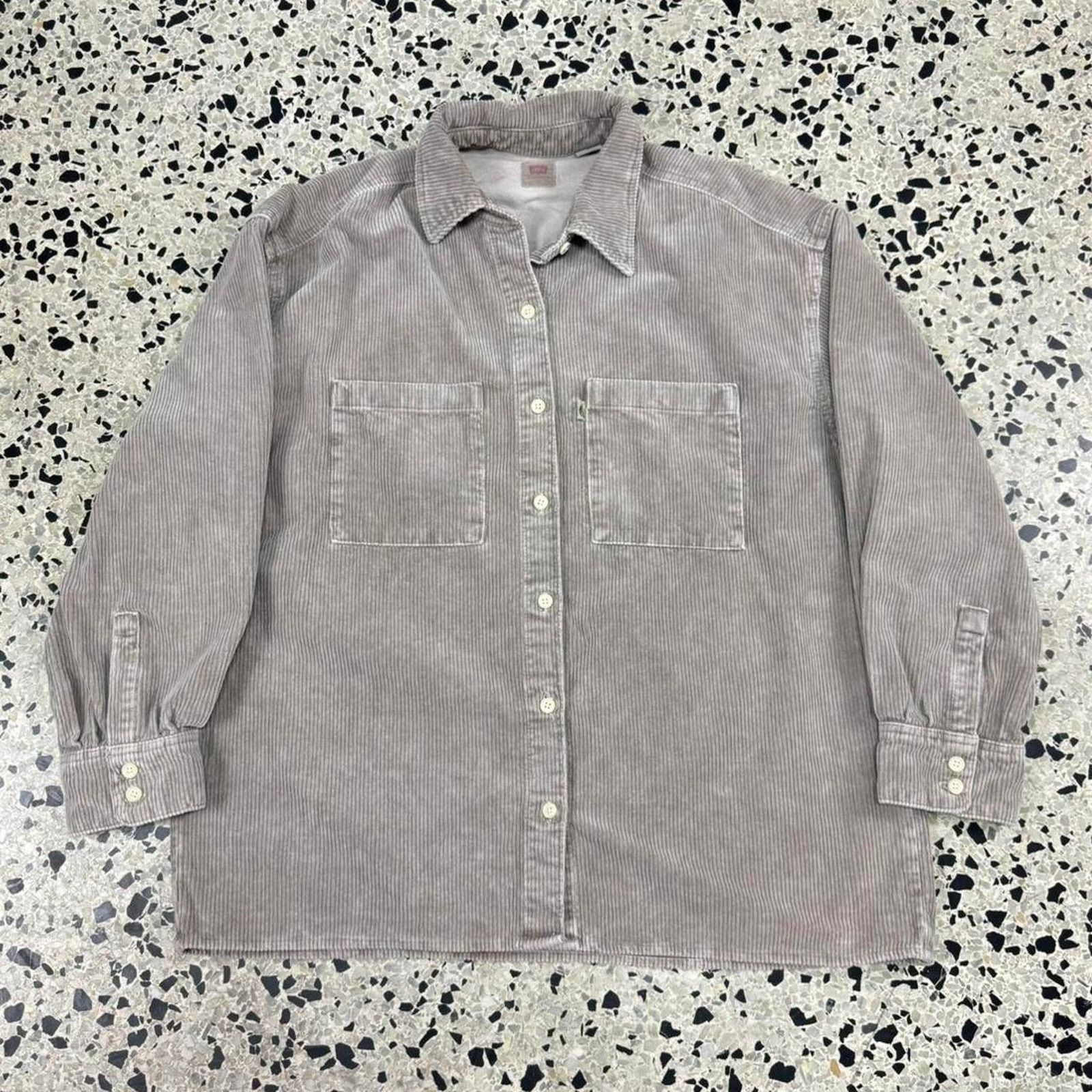 Levi's × Levi's Made & Crafted LEVIS SHACKET WOMENS CORDUROY BUTTON UP SHIRT: Size M / US 6-8 / IT 42-44 - 1 Thumbnail