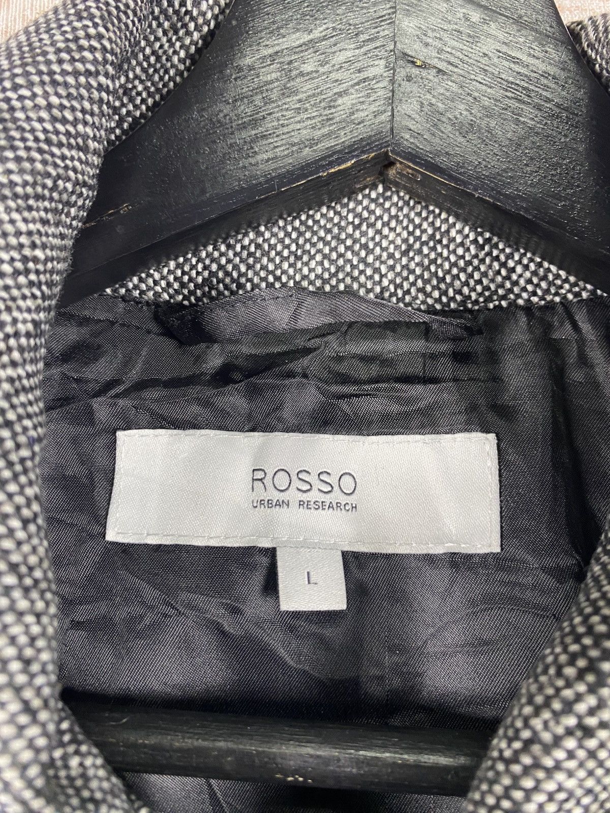URBAN RESEARCH DOORS ROSSO Urban Research Grey Wool Blend Minimalist Clean Style Size L / US 10 / IT 46 - 6 Thumbnail