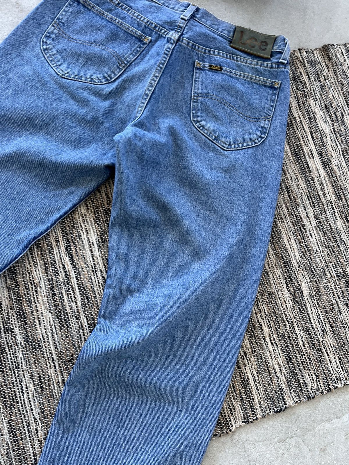 Lee Vintage Lee Blue Denim Jeans Workwear Classic Fit 34/32 Y2K Size US 34 / EU 50 - 15 Thumbnail