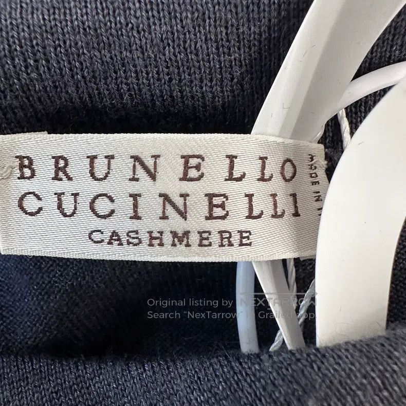 Brunello Cucinelli Brunello Cucinelli Off-shoulder knitted sweater Size XL / US 12-14 / IT 48-50 - 3 Thumbnail
