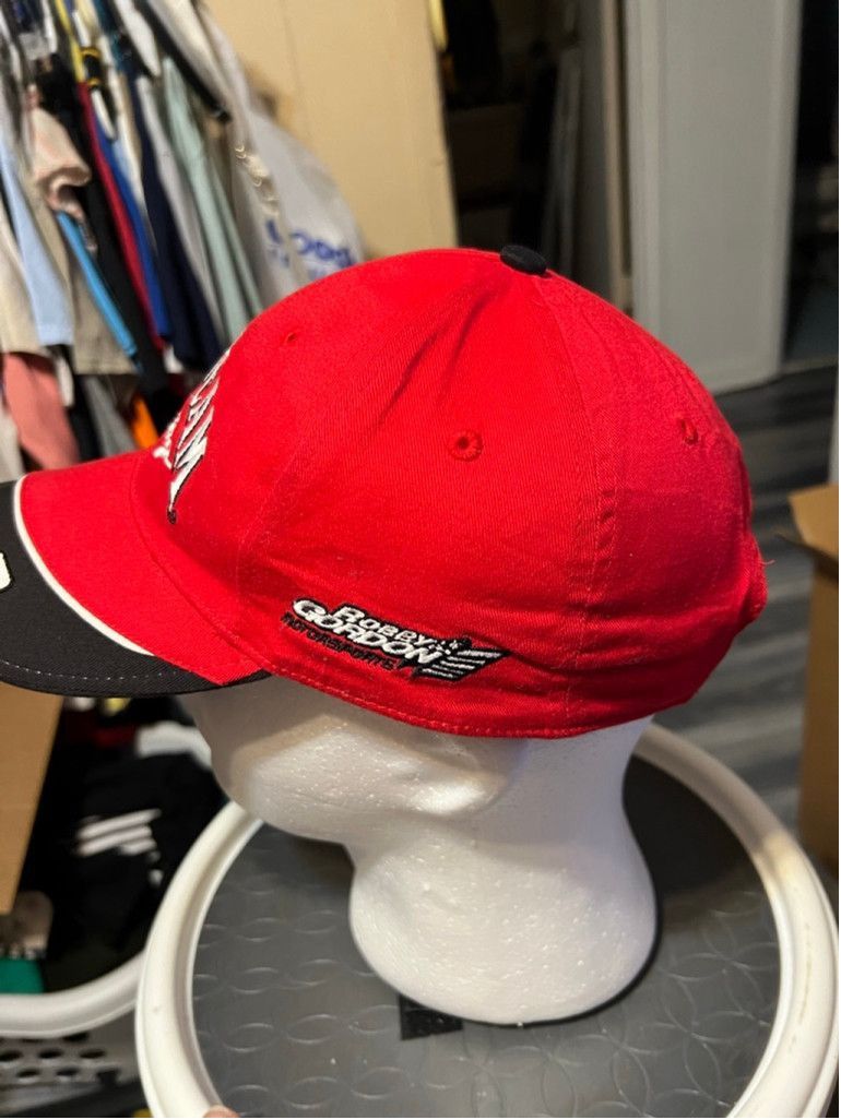 NASCAR Men's Stylemaster Jim Beam Racing Hat One Size Red Black Size ONE SIZE - 2 Thumbnail