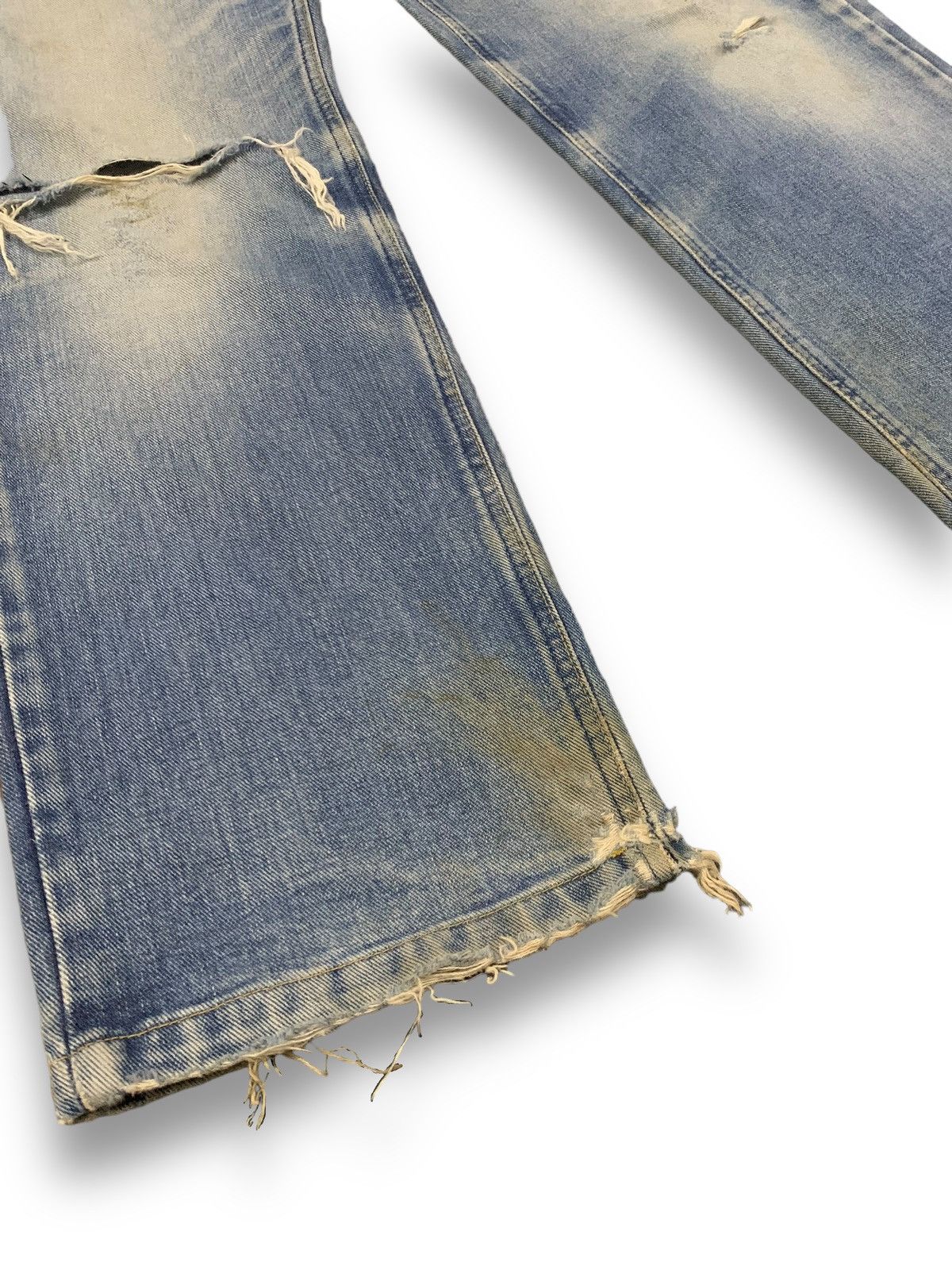 Lee Vintage Lee Riders x Edwin Mud Wash Distressed Grunge Jeans Size US 30 / EU 46 - 9 Thumbnail