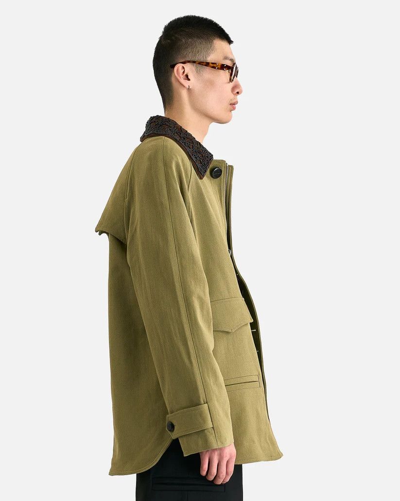 Namacheko o1s1v1r1oon0825 Evan Leather Vest in Olive Green/Pistachio Size US L / EU 52-54 / 3 - 2 Thumbnail