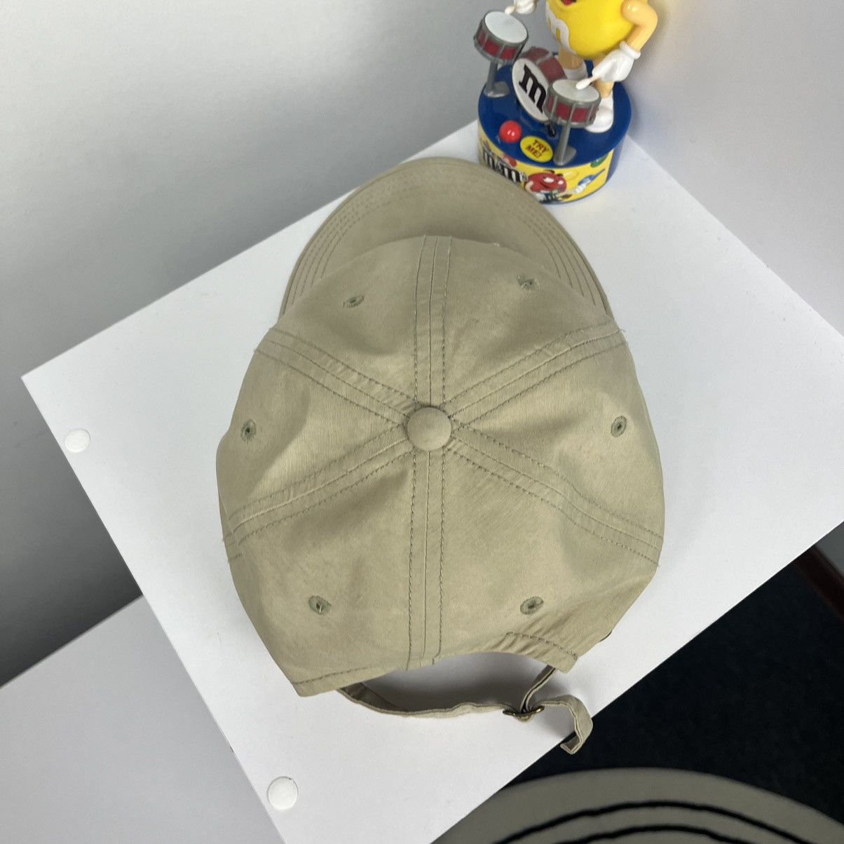 Marlboro Classics × Vintage 🎞️VINTAGE🎞️ Marlboro Classics Quality Label Beige sponsor Cap Size ONE SIZE - 7 Thumbnail